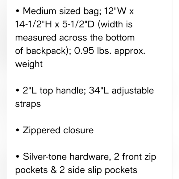 I.N.C International Concept Backpack - Picture 3 of 16